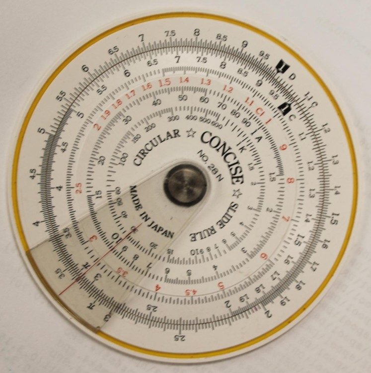 Concise Circular Slide Rule Computing History