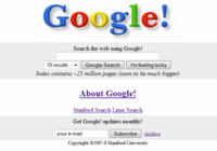 Larry Page and Sergey Brin found Google