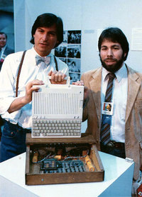 Steve Wozniak, Steve Jobs, and Ronald Wayne found Apple Computer Inc.