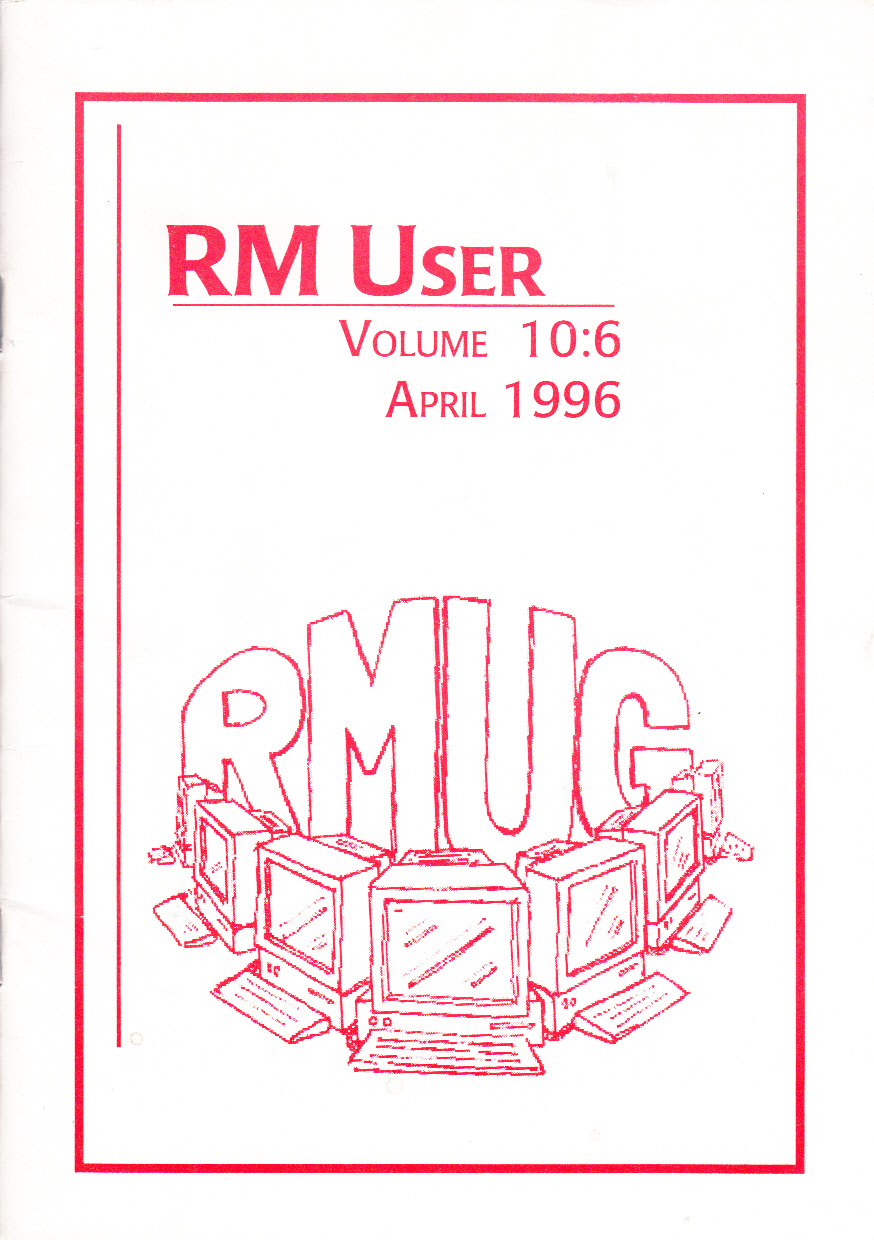 Article: RM User Volume 10:6 - April 1996