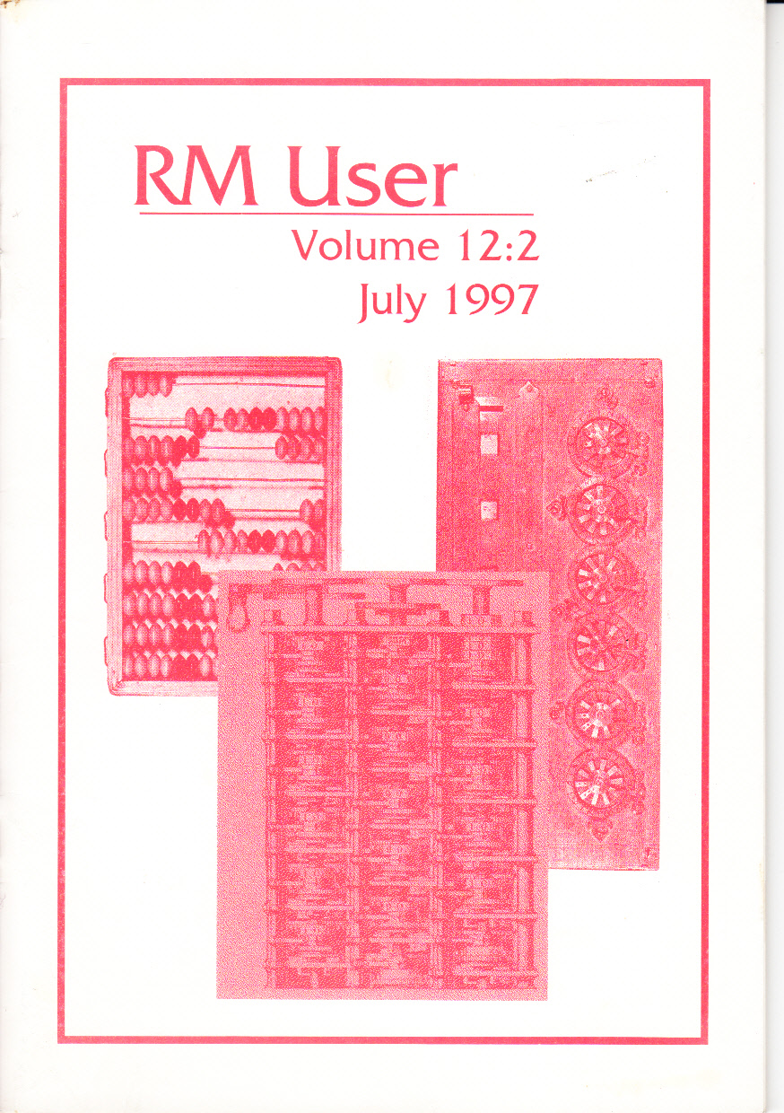 Article: RM User Volume 12:2 - July 1997