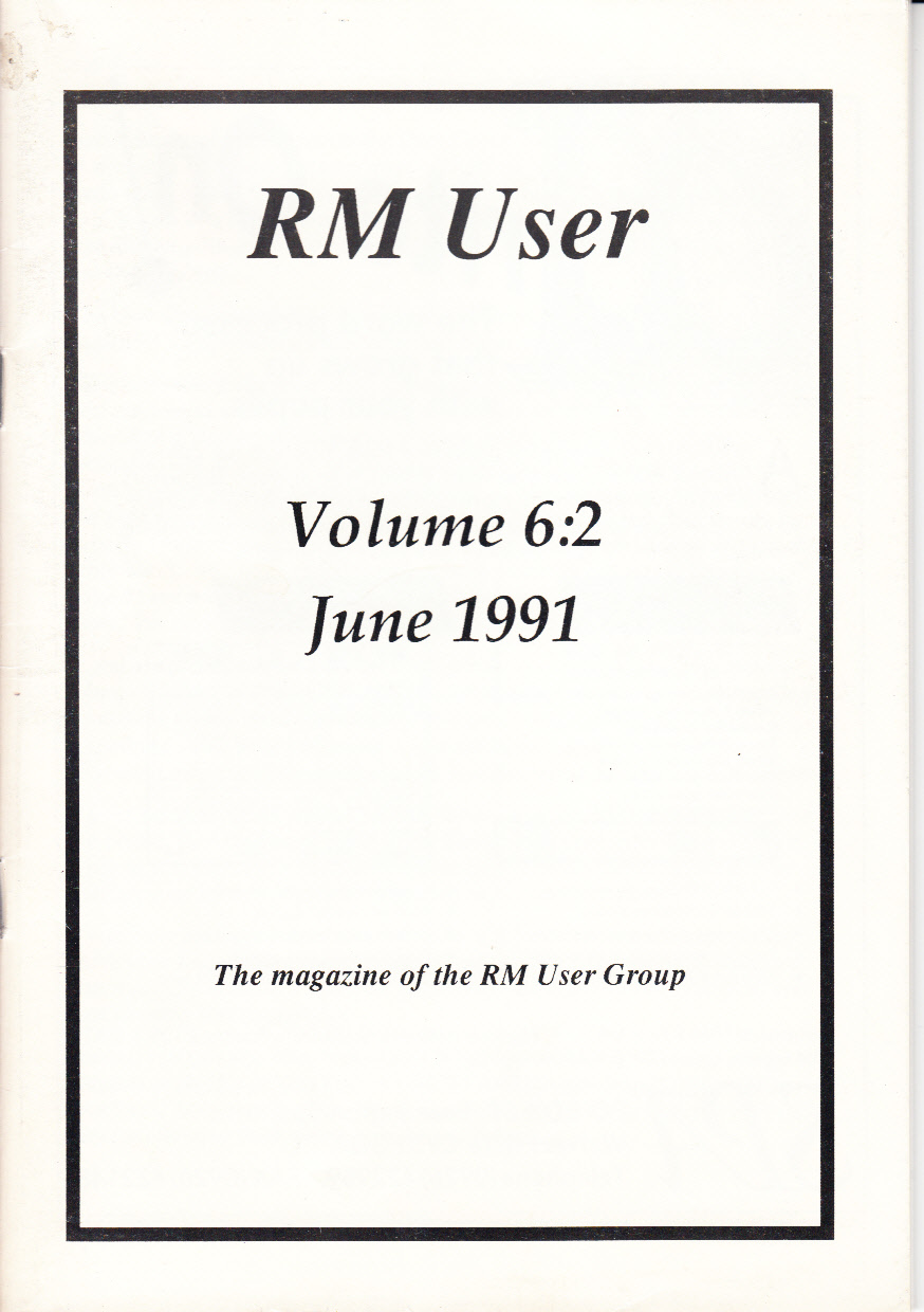 Article: RM User Volume 6:2 - June 1991