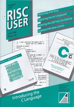 Article: Risc User - Volume 3  Issue 7 - June 1990