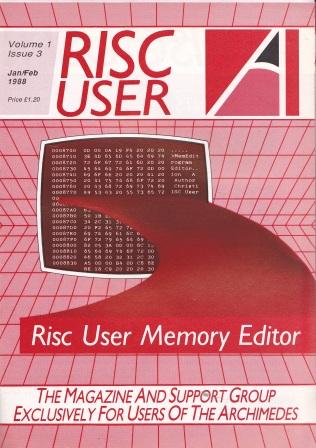 Article: Risc User - Volume 1 Issue 3 - Jan/Feb 1988