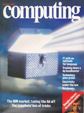 Computing The Magazine - 3 October 1985 - Magazine - Computing History