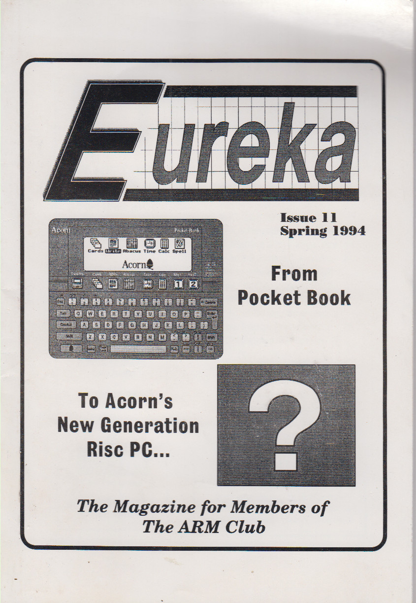 Article: Eureka - Issue 11 Spring 1994