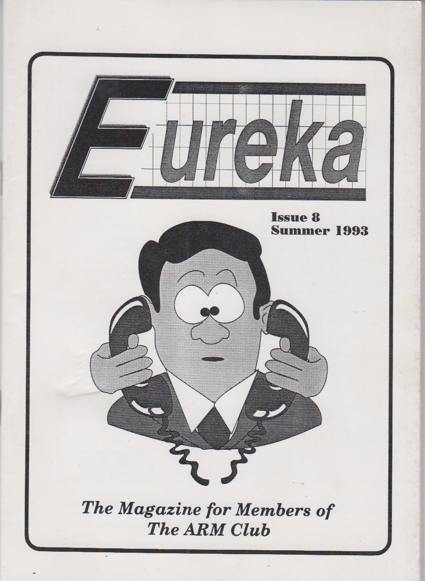 Article: Eureka - Issue 08 Summer 1993