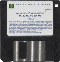 Zenith Data Systems MS-DOS 5.0