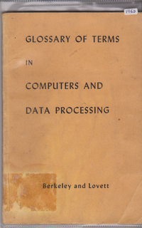 Glossary of terms in computers and data processing 