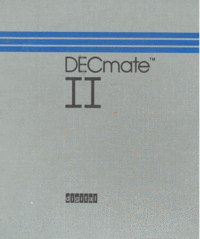 DECMate II - Word Processing Options