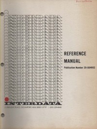 Interdata Reference Manual 29-004R02