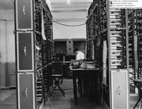 61881  View of LEO I down central aisle  (c1950)