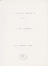 The Construction of WB-1 A Simple Microcomputer