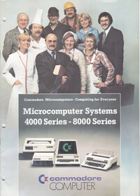 Commodore Brochure Microcomputer Systems 4000-8000 Series