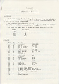 Gemini G807 - 3A Microcomputer Power Supply