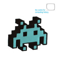 Space Invaders Embroidered Iron on Patch