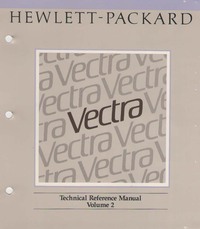 HP Vectra Technical Reference Manual Volume 2: System BIOS Hardware