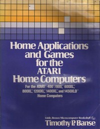 Home Applications and Games for the Atari Home Computers