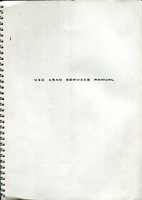 VIC 1540 Service Manual