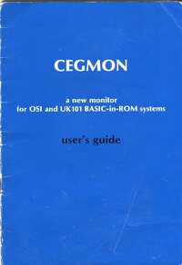 CEGMON User's Guide