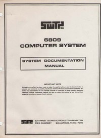 SWTPC 6809 Computer System Hardware Manual