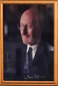 Framed Portrait of Sir Clive Sinclair