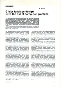 Glider Fuselage Design with the Aid of Computer Graphics