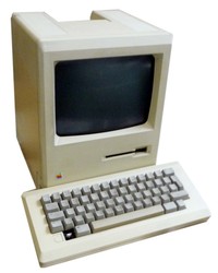 Apple Macintosh M0001 128K upgraded to 512K
