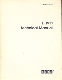 DEC DHV11 Technical Manual