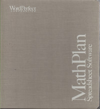 Wordperfect MathPlan Spreadsheet Software 