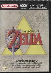 The Legend of Zelda Special Edition DVD