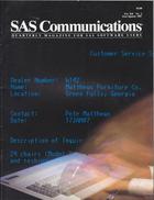 SAS Communications - First  Quarter 1987