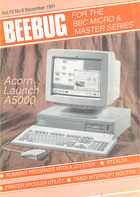 Beebug Newsletter - Volume 10, Number 6 - November 1991