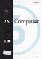 The Computer Journal 2004 Volume 47 Number 6