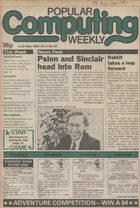 Popular Computing Weekly Vol 2 No 20 - 19-25 May 1983