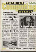 Popular Computing Weekly Vol 3 No 44 - 1-7 November 1984