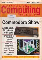 Popular Computing Weekly Vol 6 No 24 - 19-25 June 1987