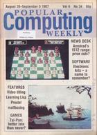 Popular Computing Weekly Vol 6 No 34 - 28 August-3 September 1987