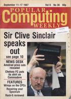 Popular Computing Weekly Vol 6 No 36 - 11-17 September 1987