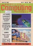 Popular Computing Weekly Vol 6 No 26 - 3-9 July 1987