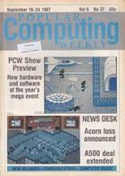 Popular Computing Weekly Vol 6 No 37 - 18-24 September 1987