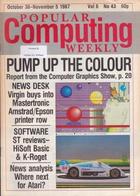 Popular Computing Weekly Vol 6 No 43 - 30 October-5 November 1987