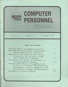 Computer Personnel - September 1988