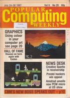 Popular Computing Weekly Vol 6 No 29 - 24-30 July 1987