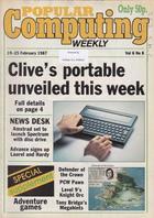 Popular Computing Weekly Vol 6 No 08 - 19-25 February 1987