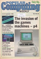 Popular Computing Weekly Vol 5 No 38 - 18-24 September 1986