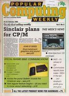 Popular Computing Weekly Vol 5 No 08 - 20-26 February 1986