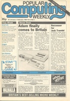 Popular Computing Weekly Vol 3 No 04 - 26 January - 1 February 1984