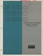 3100/ 3200/ 3300 Computer Systems Scope Utility (Reference Copy)