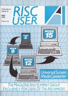 Risc User - Volume 2 Issue 6 - May 1989